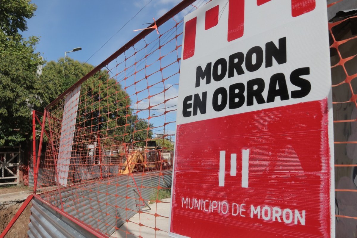 Comenzaron las obras de remodelaci&oacute;n de la Av. Per&oacute;n en Mor&oacute;n.