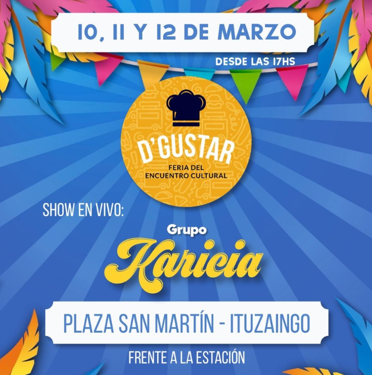 Feria del Encuentro Cultural en Ituzaing&oacute;.
