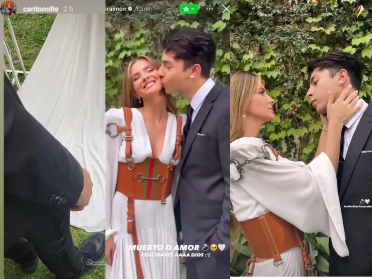 Las fotos de la China Su&aacute;rez y Rusherking en el casamiento.