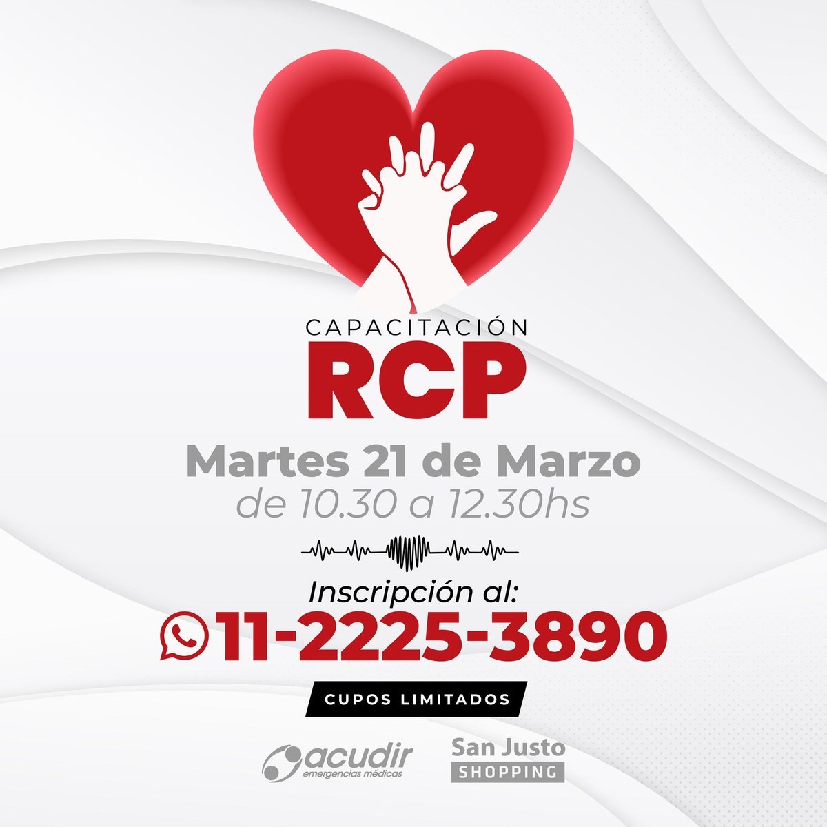 El Shopping de San Justo realizar&aacute; una capacitaci&oacute;n de RCP gratis.
