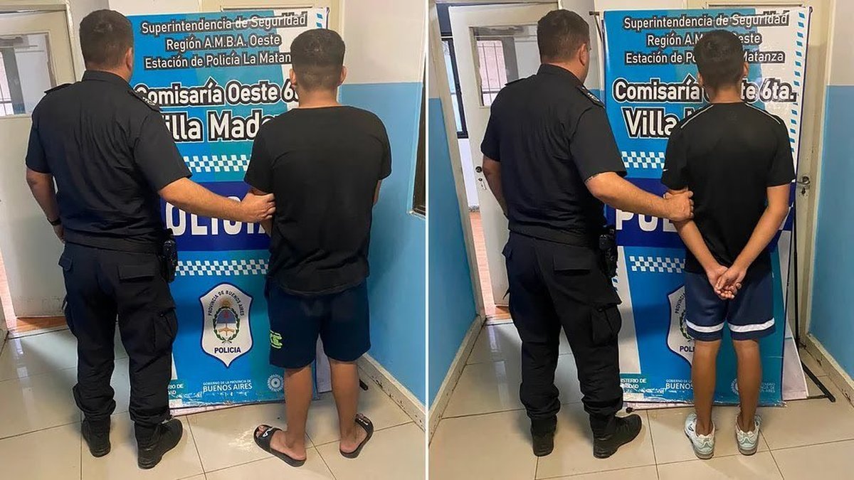 Los detenidos y acusados de herir gravemente a Ezequiel en Villa Madero.