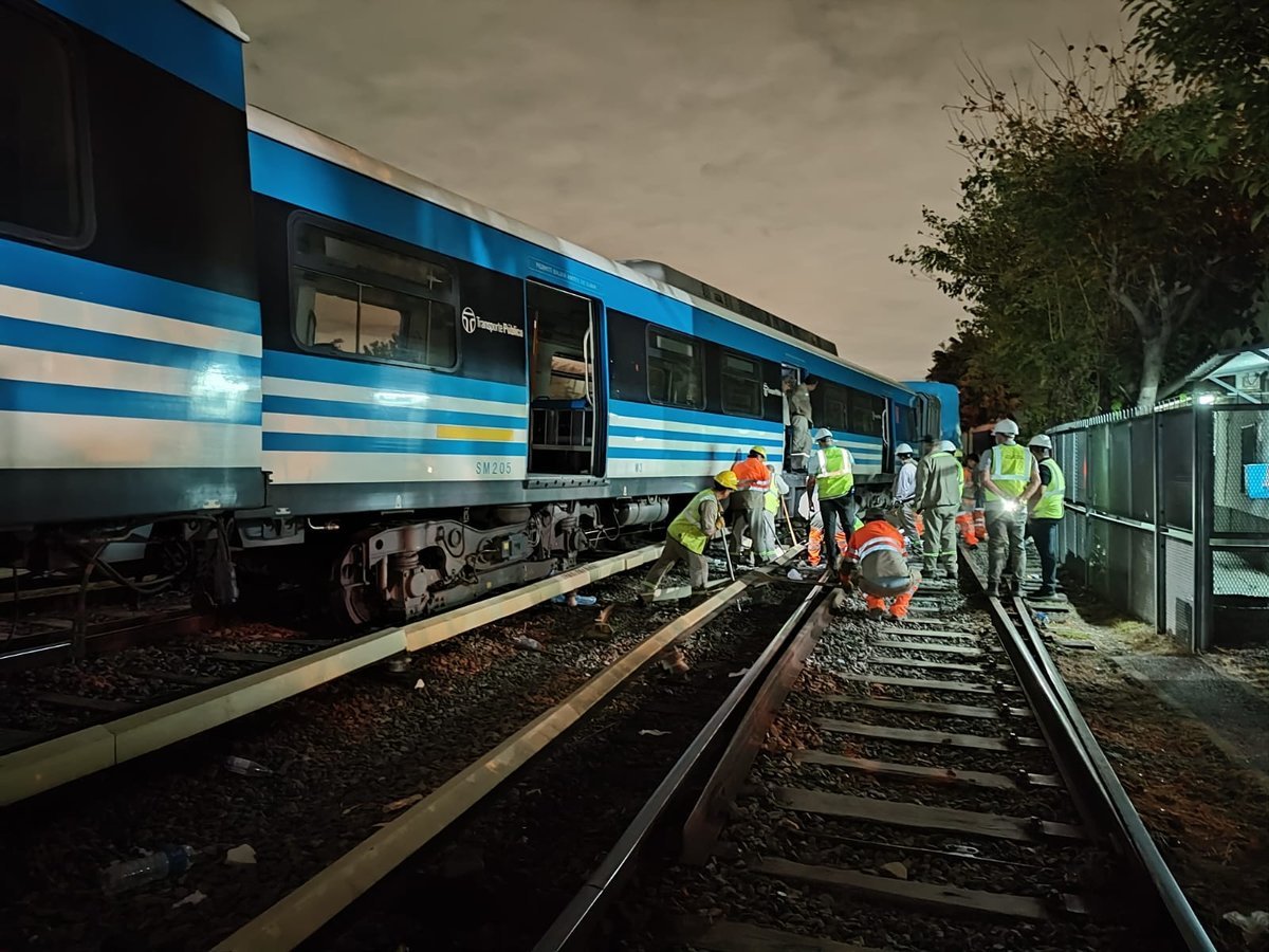 Descarrilamiento en Castelar.