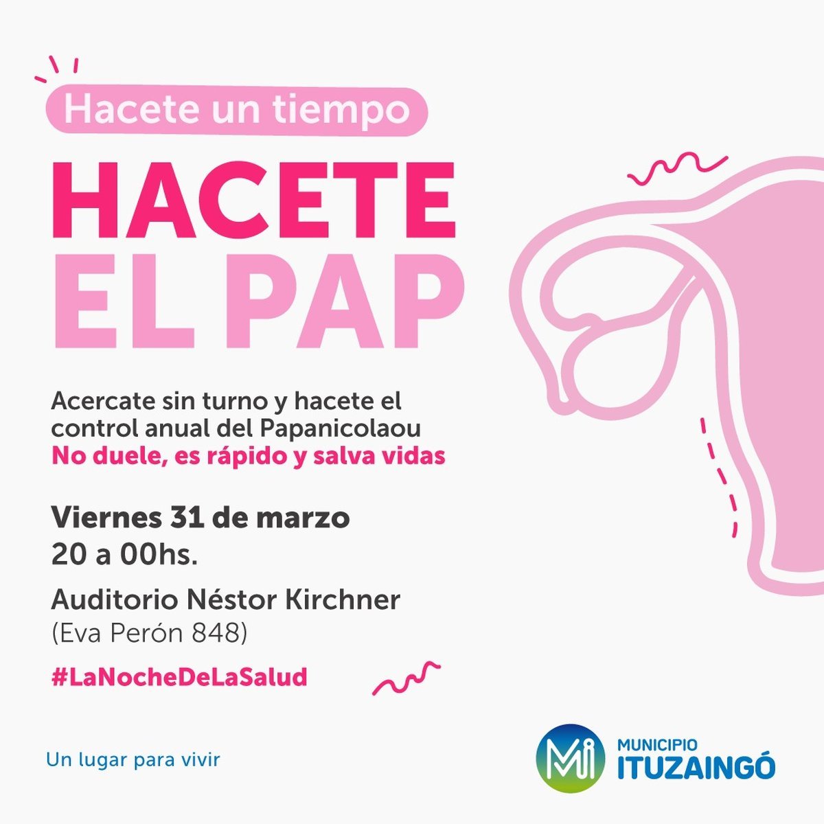 Ituzaing&oacute; realizar&aacute; estudios de PAP y VPH gratuitos.