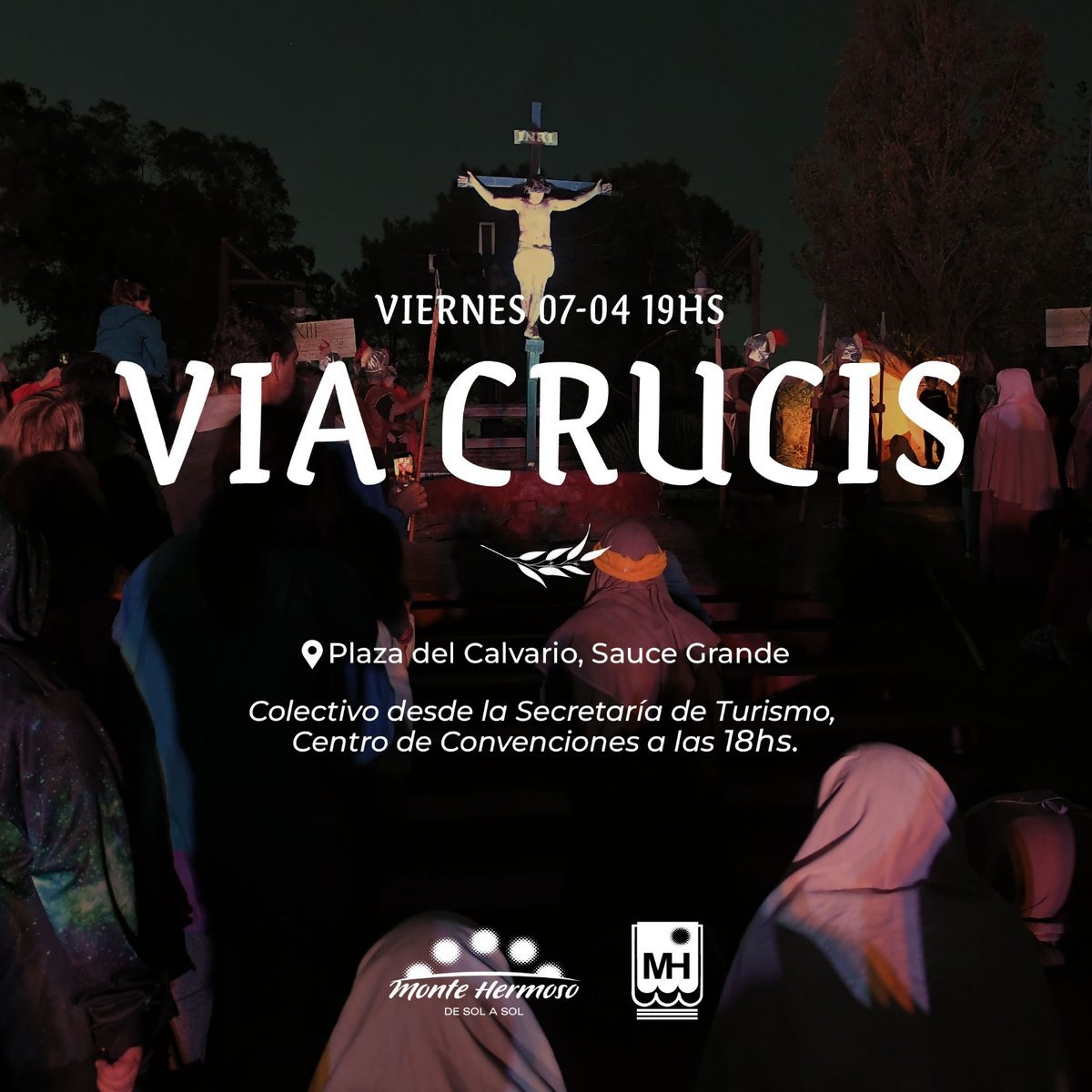 Monte Hermoso tendr&aacute; Cordero Pascual y V&iacute;a Crucis Viviente.