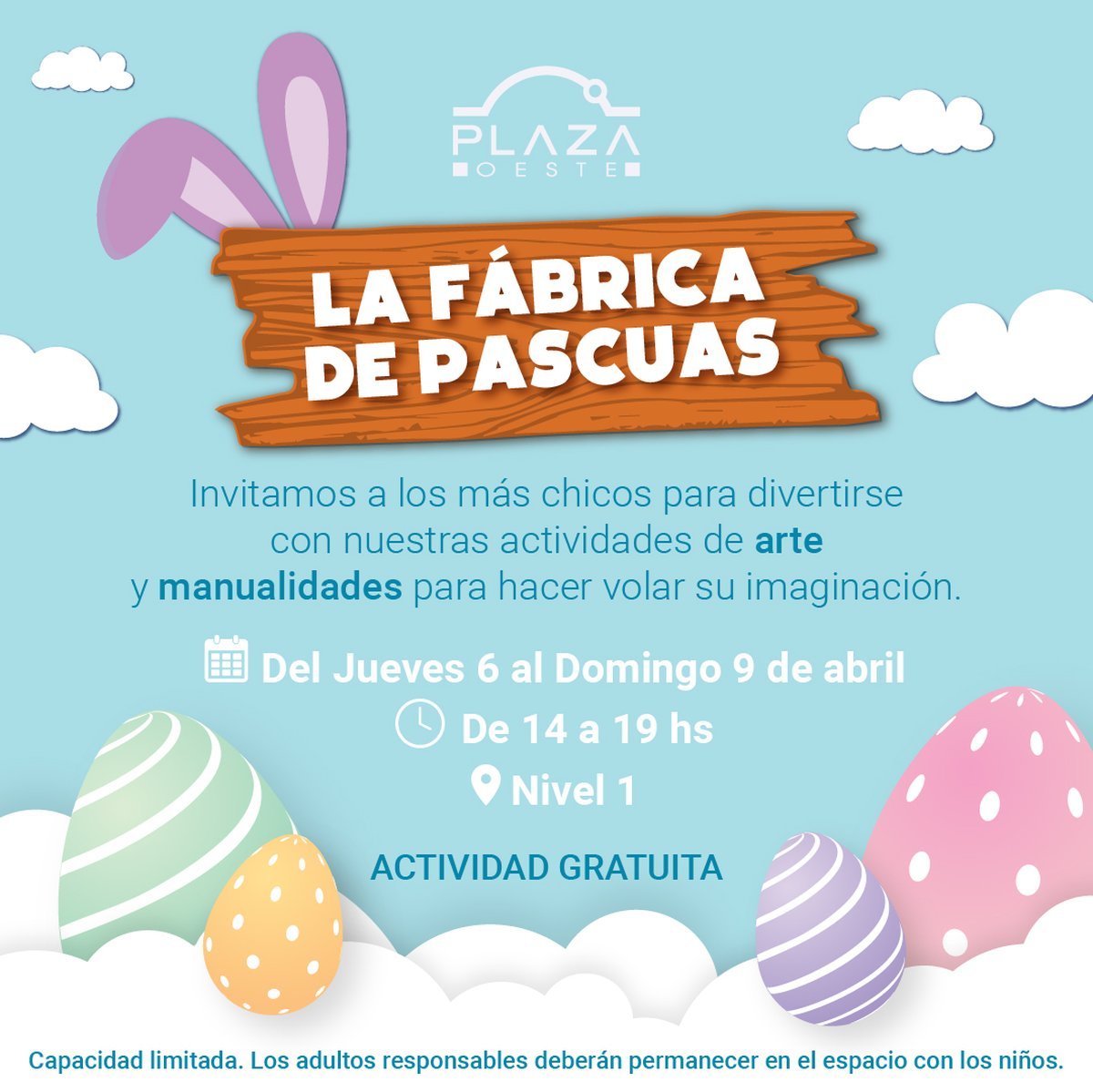 Pascuas: Qué actividades habrá en los shoppings del Oeste | Viví el ...