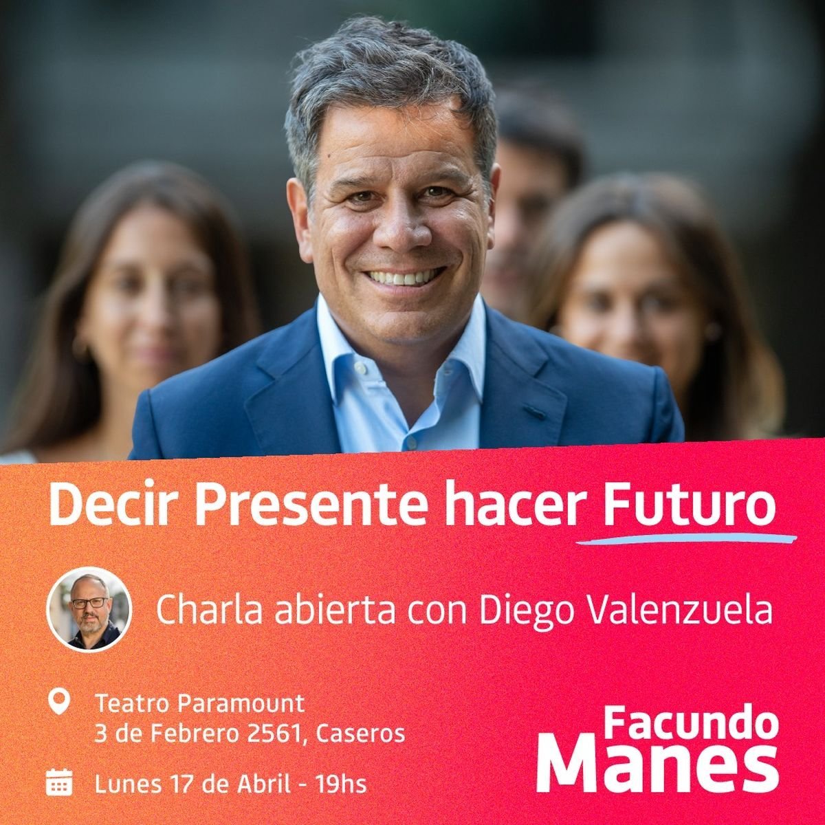 Tres de Febrero recibir&aacute; la visita de Facundo Manes.