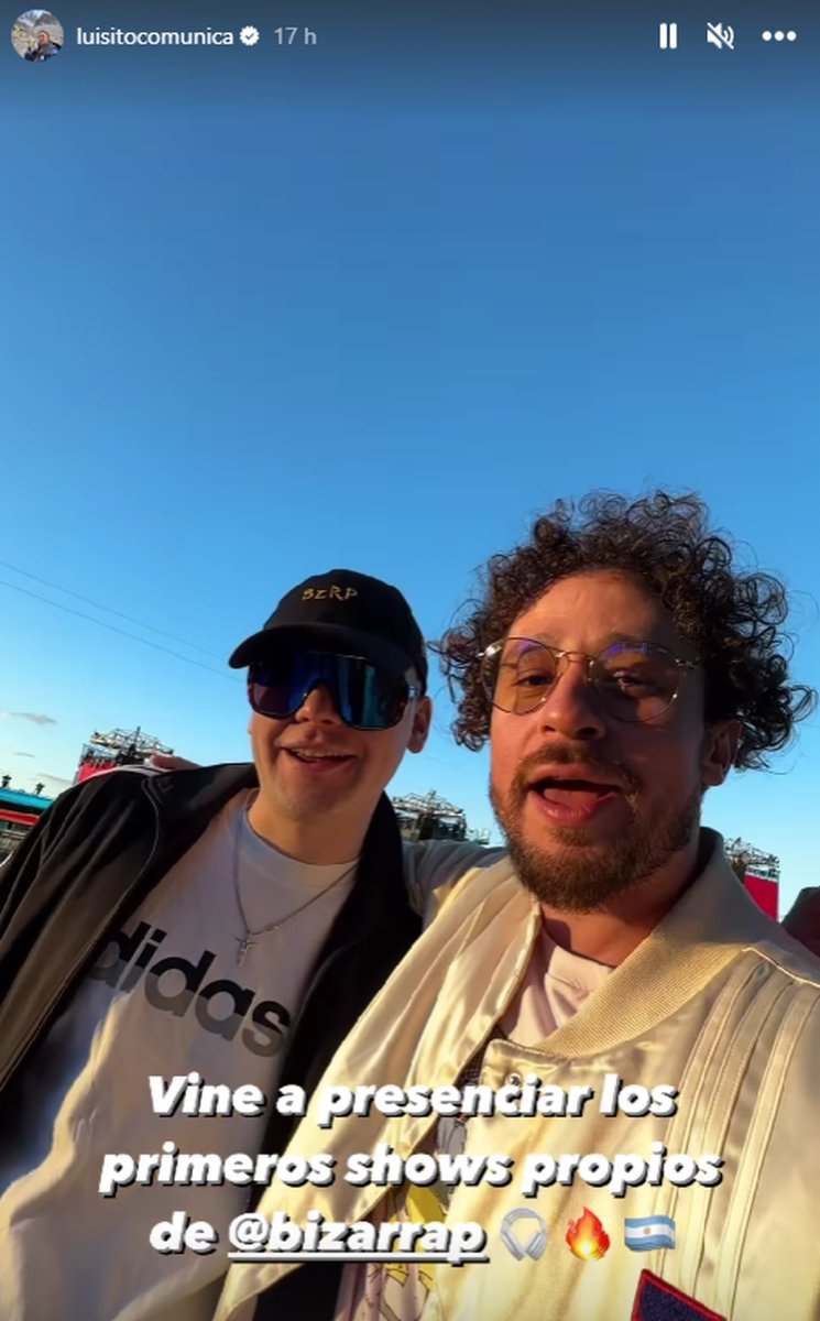 Historia que subi&oacute; Luisito Comunica a sus redes sociales.