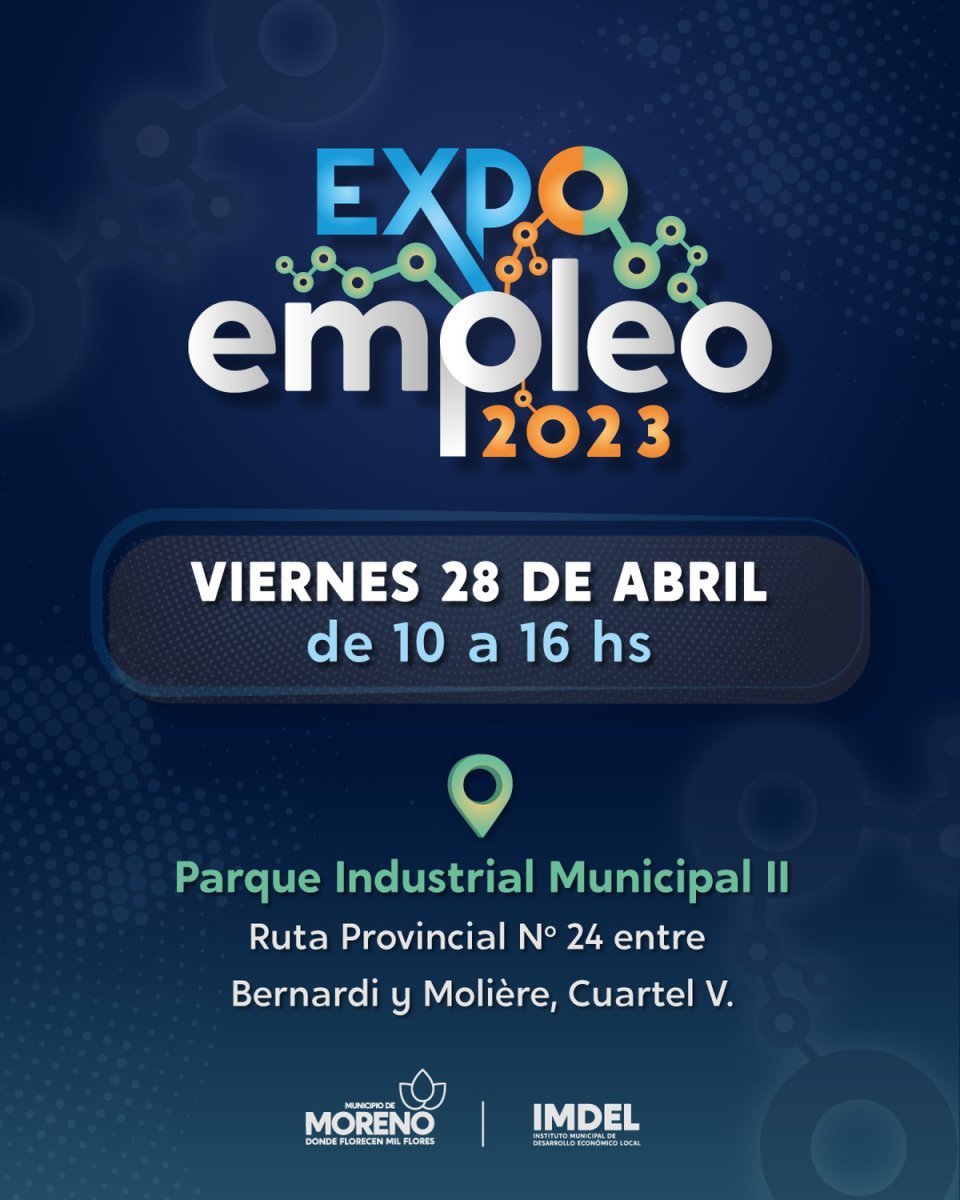 El Parque Industrial de Moreno realizar&aacute; la Expo Empleo 2023.
