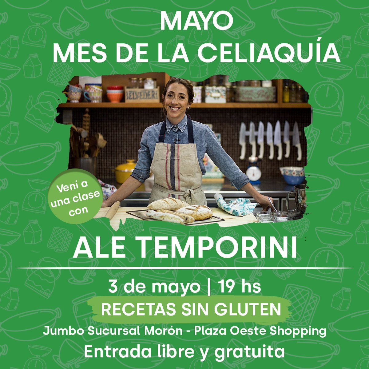 Plaza Oeste Shopping realizar&aacute; talleres de Cocina gratuitos.