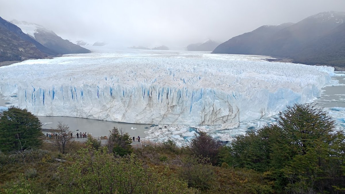 Glaciar Perito Moreno, una de las maravillas de la Patagonia.