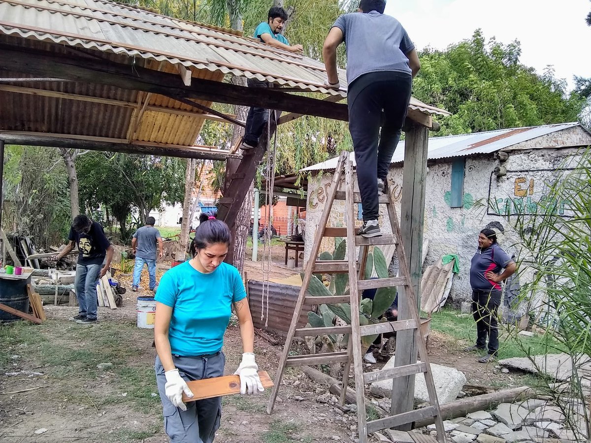 Obras en la Reserva Natural de Laferrere.
