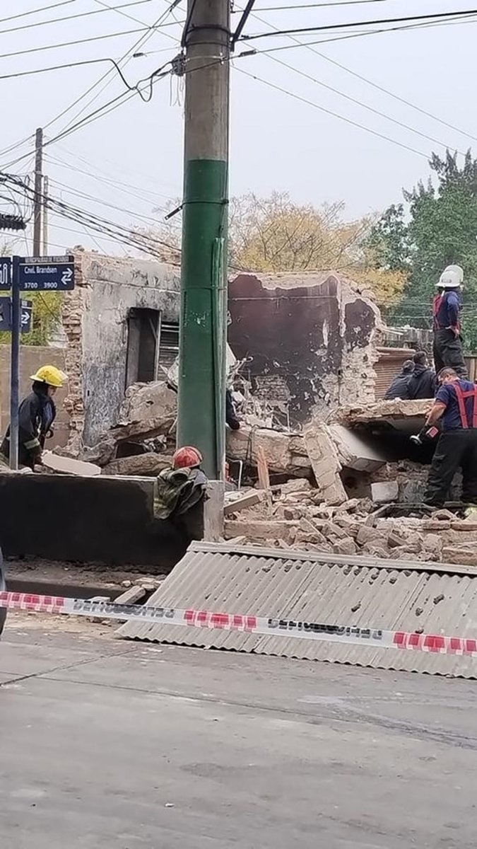 Derrumbe en Ituzaing&oacute;.
