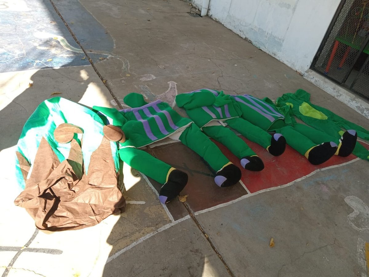 Los disfraces encontrados.