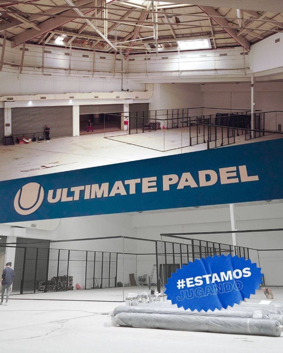 El antes de las canchas de p&aacute;del en Haedo.