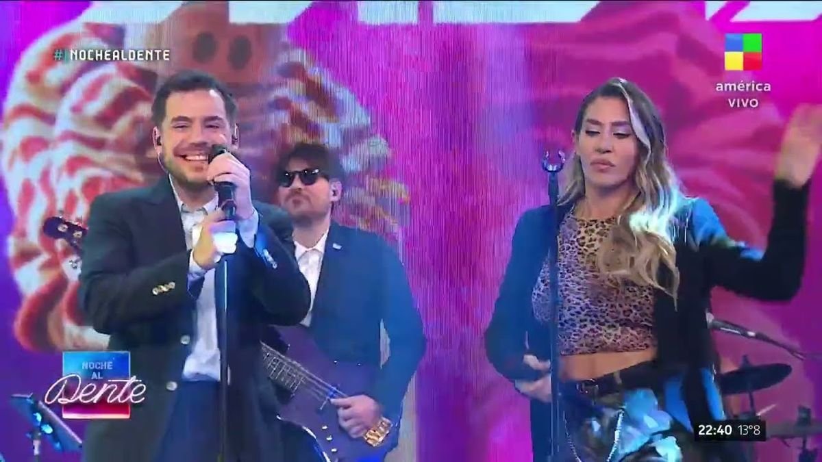 Jimena Bar&oacute;n en el programa de Fernando Dente.