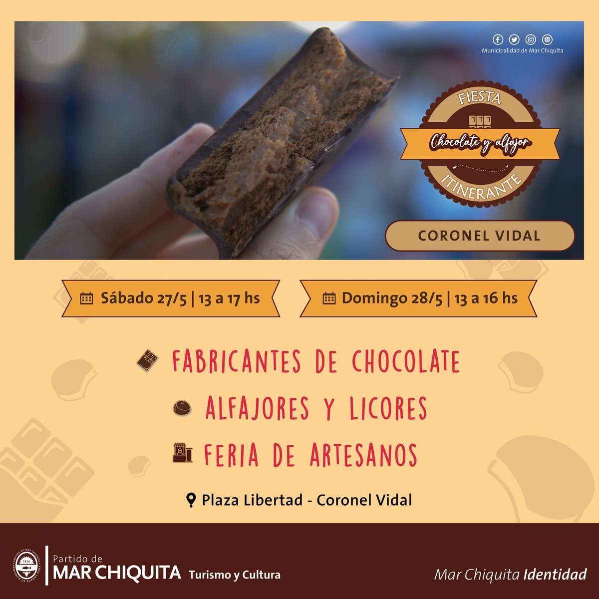 Llega la Fiesta del Chocolate y el Alfajor a la costa.