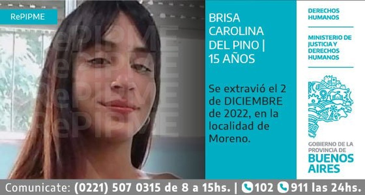 La adolescente fue vista por &uacute;ltima vez en Moreno.