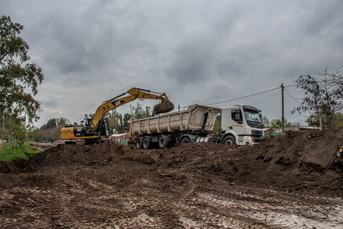 Obras en Moreno.