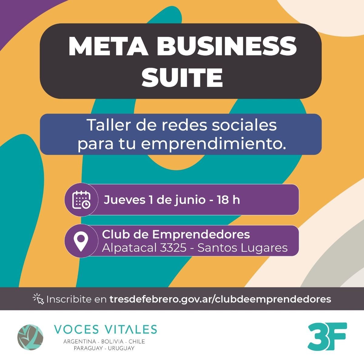 Nuevo curso gratuito para emprendedores de Tres de Febrero.