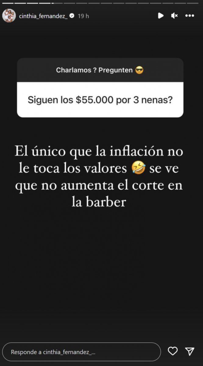 Cinthia Fern&aacute;ndez apunt&oacute; contra Mat&iacute;as Defederico.