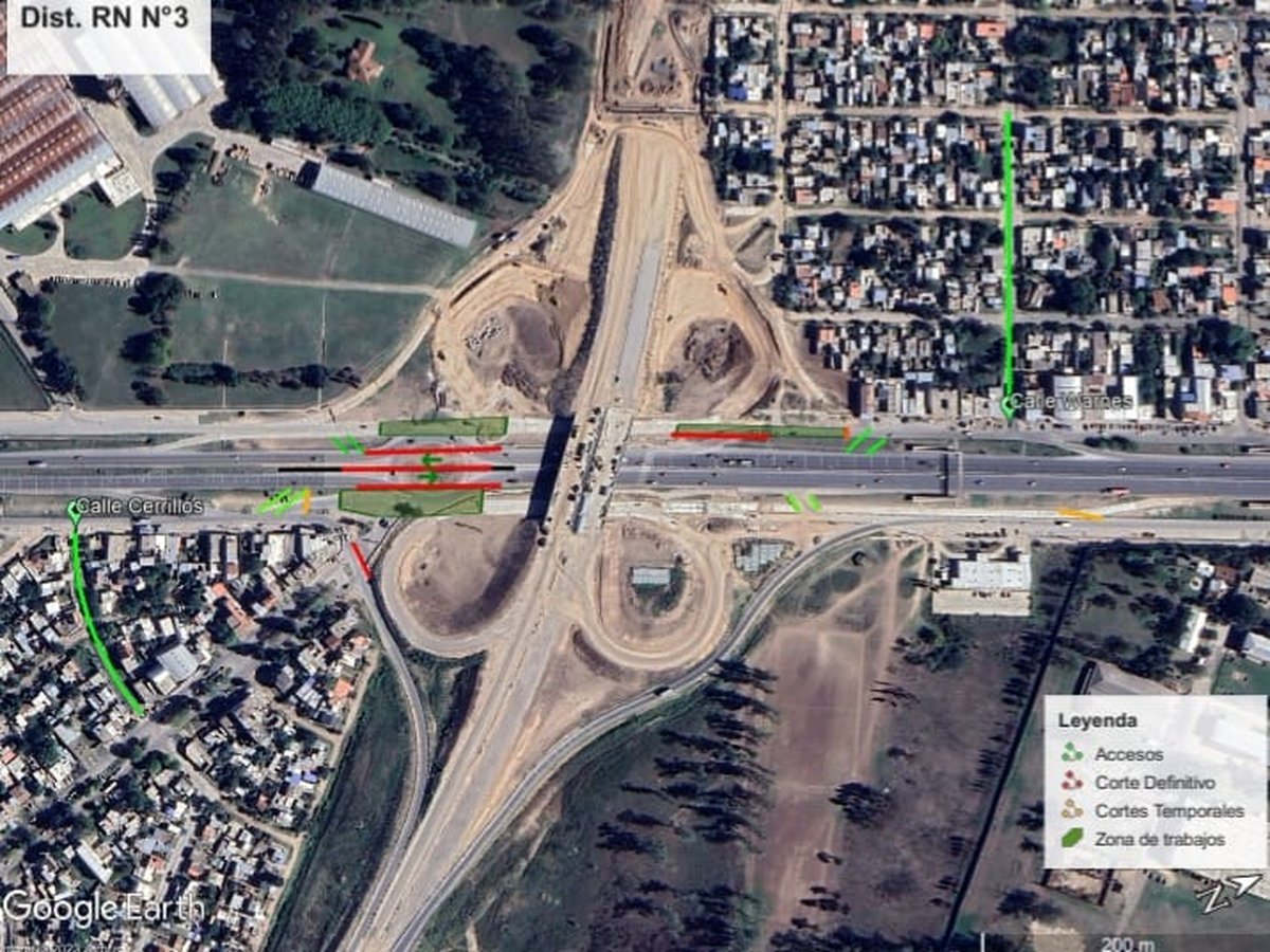 As&iacute; qued&oacute; el tr&aacute;nsito en la rotonda del Barrio Esperanza de Virrey del Pino.