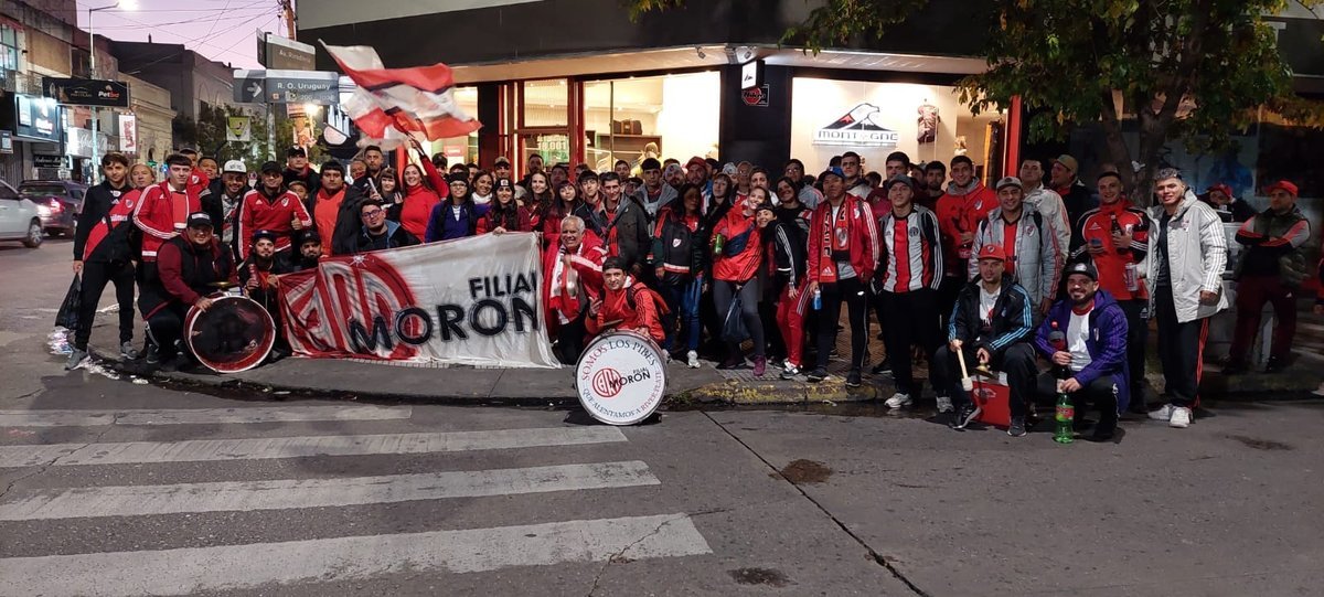 Filial Mor&oacute;n de River Plate, a la cu&aacute;l pertenec&iacute;a el fallecido Pablo Serrano.