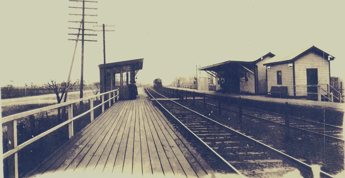 La estaci&oacute;n de Ciudadela en sus comienzos, una de las m&aacute;s importantes de Tres de Febrero.