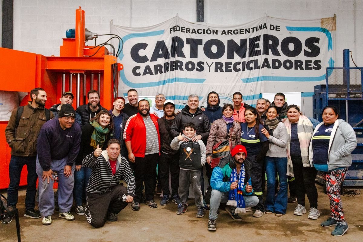 Nueva planta de reciclaje en Hurlingham.