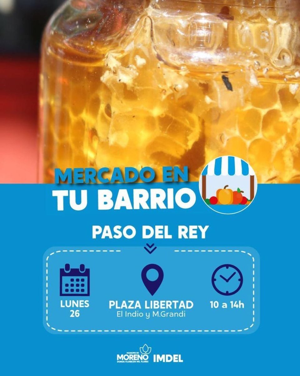 Nueva edici&oacute;n del Mercado en tu Barrio en Moreno.