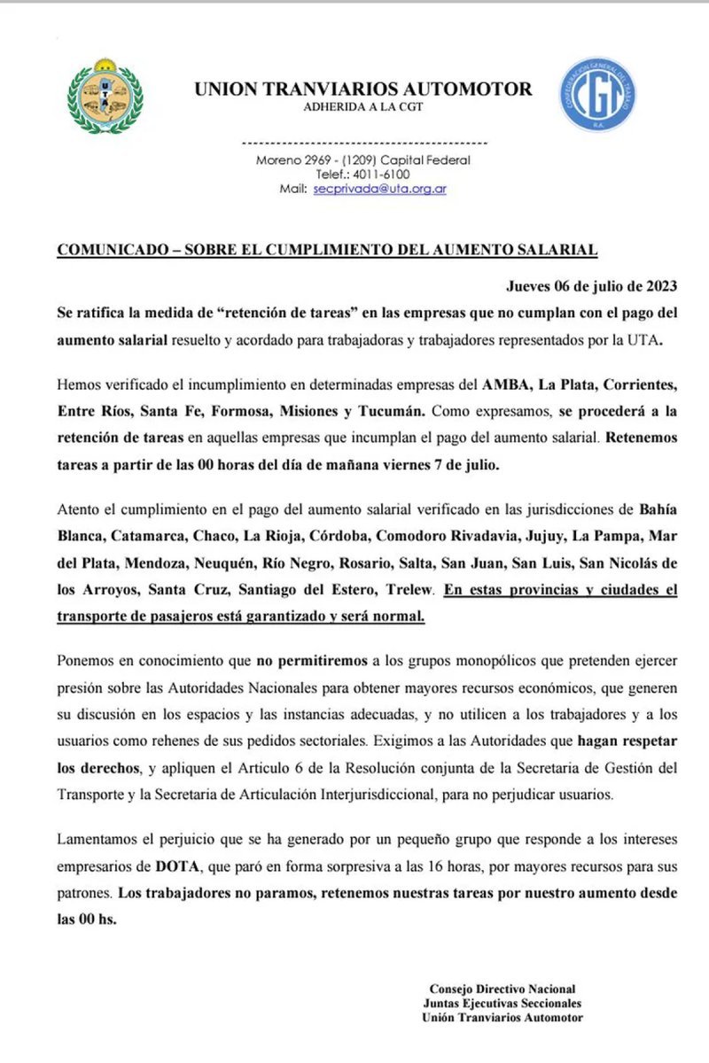 Paro de Colectivos y del Tren Sarmiento generan un caos 