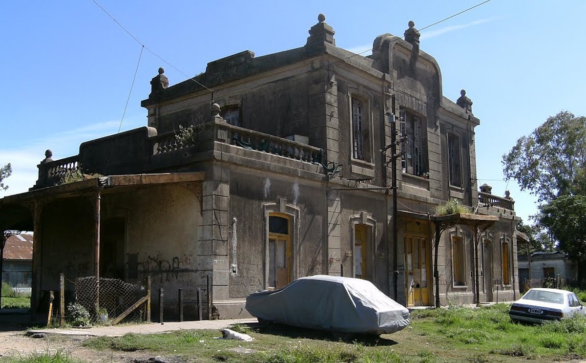 La estaci&oacute;n de Salto, donde llegar&iacute;a pr&oacute;ximamente el Belgrano Sur.