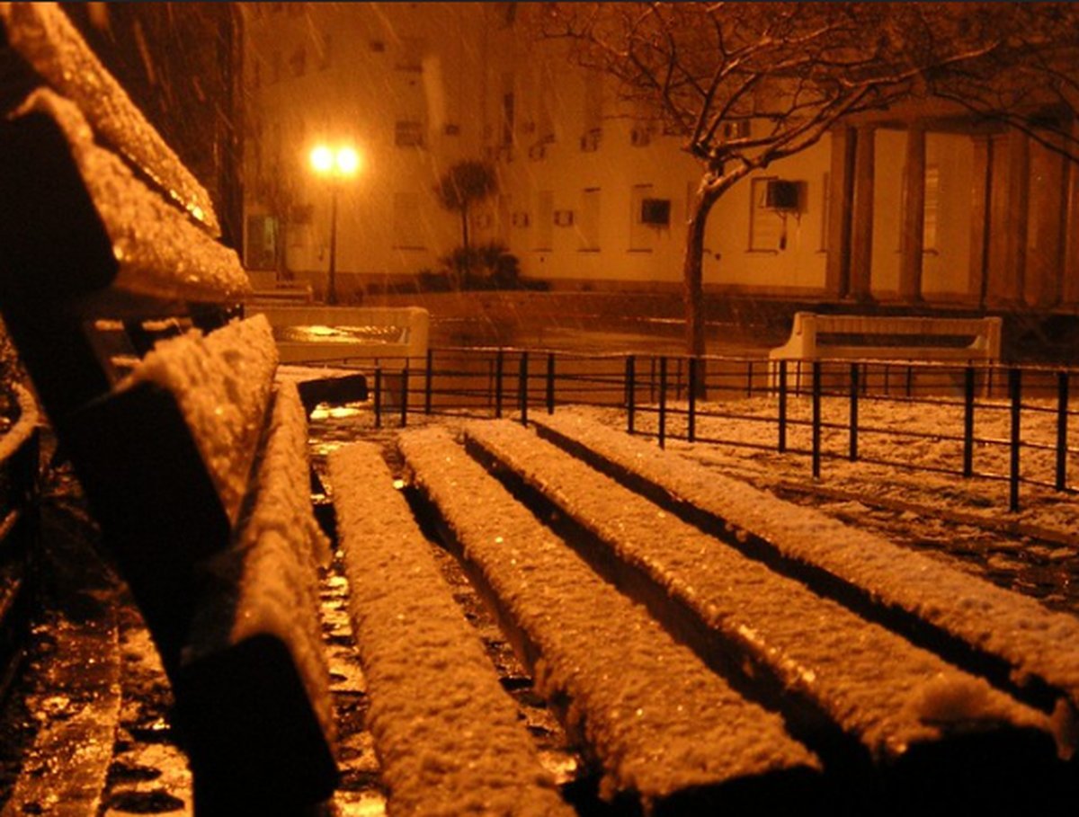 Nieve en Buenos Aires, a 16 a&ntilde;os de aquel 9 de julio.