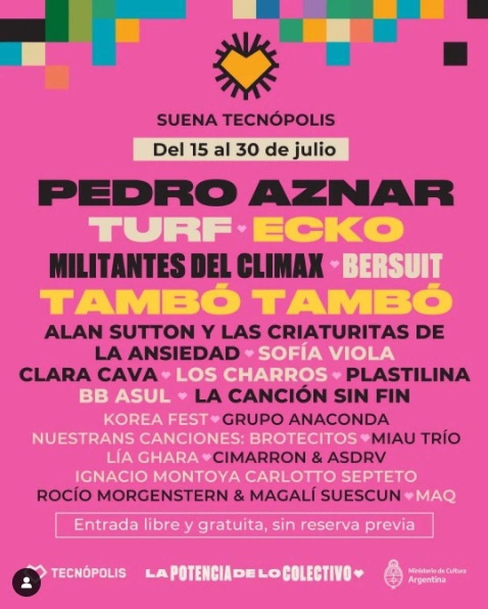 Principales artistas que conforman el ciclo La Potencia de lo Colectivo este invierno en Tecn&oacute;polis.