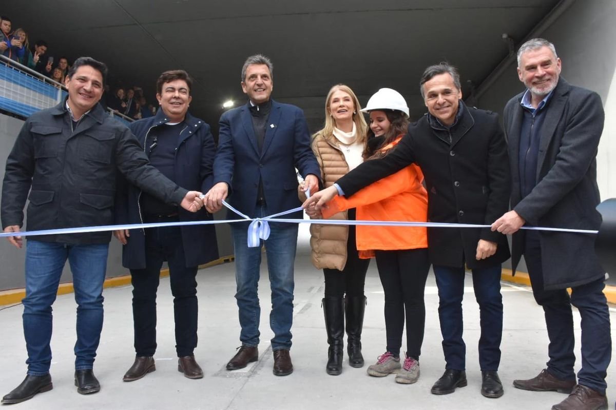 Belgrano Sur: inauguraron los nuevos pasos bajo a nivel.