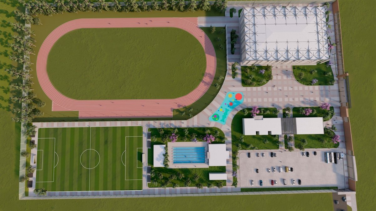 El futuro Polideportivo 