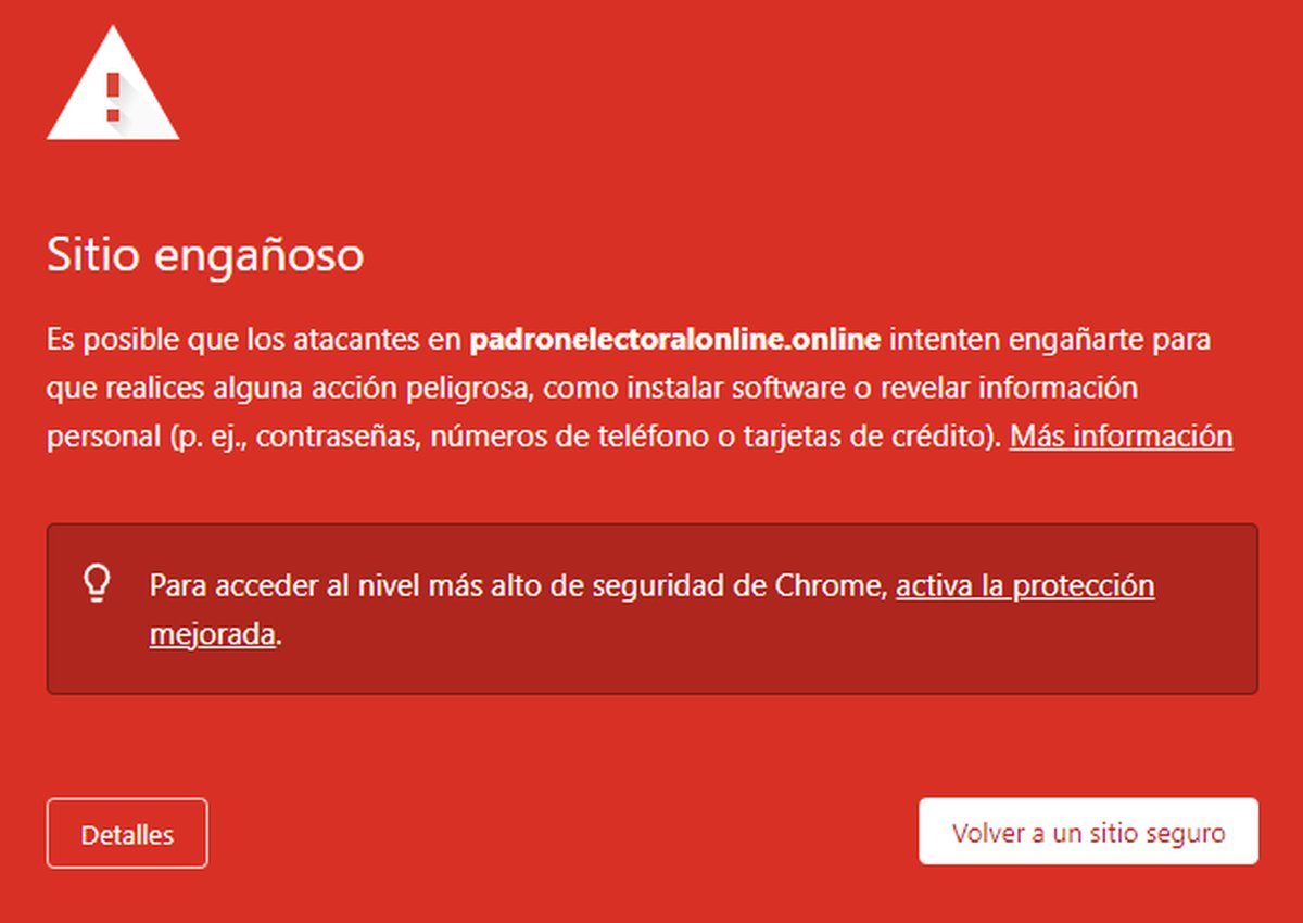 WhatsApp: alerta por estafa para consultar el padr&oacute;n electoral.