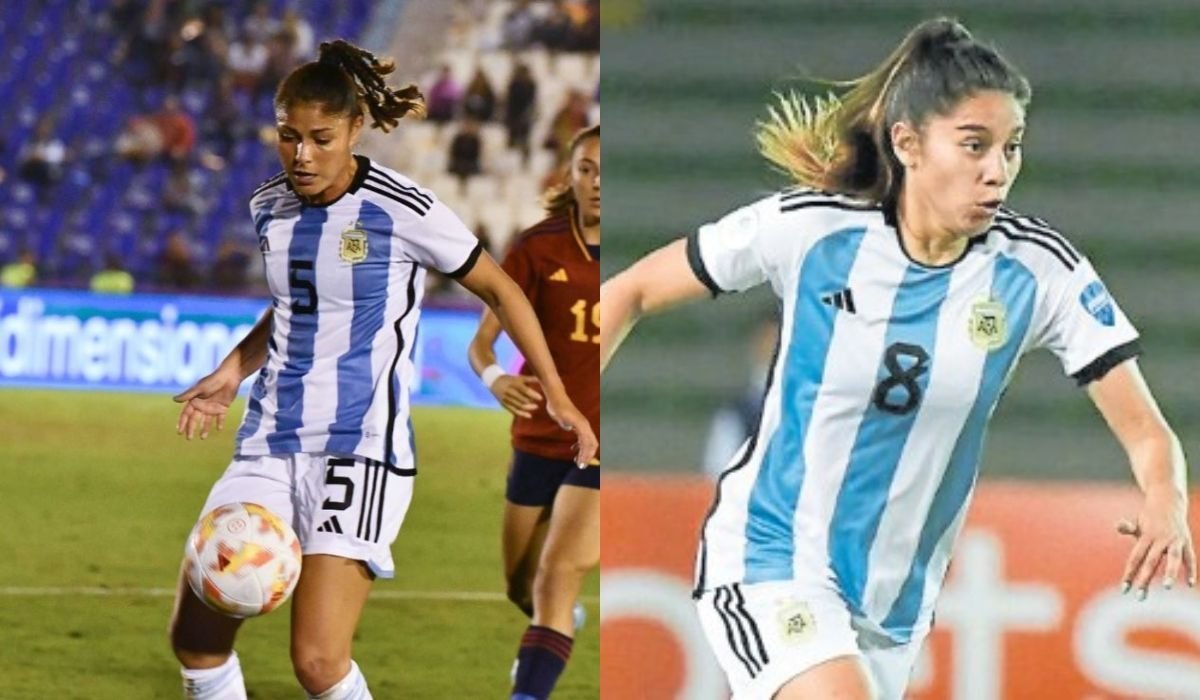 Vanesa Santana, de Villa Celina, y Daiana Farf&aacute;n, de Hurlingham.