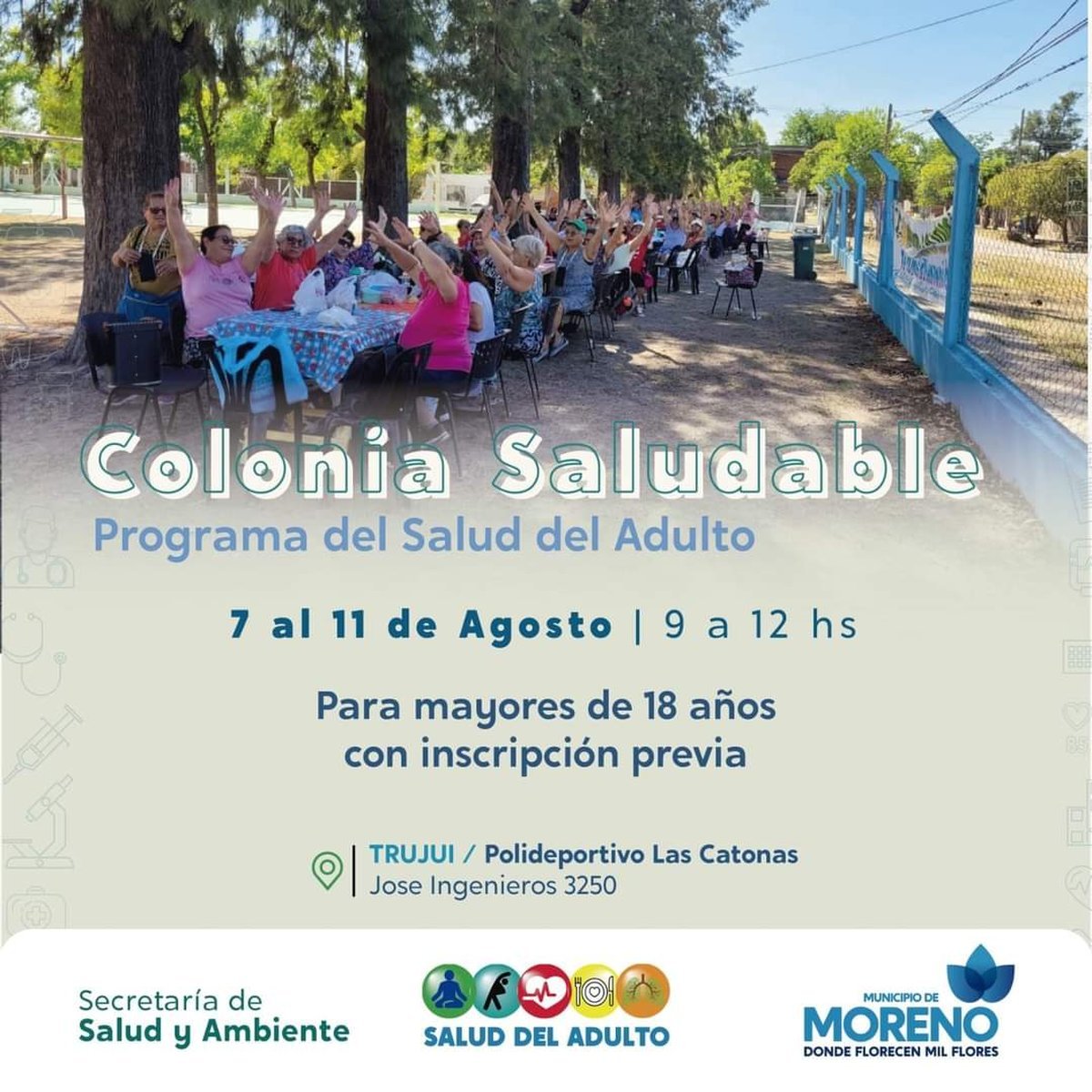 Moreno abri&oacute; la inscripci&oacute;n a la colonia de invierno.