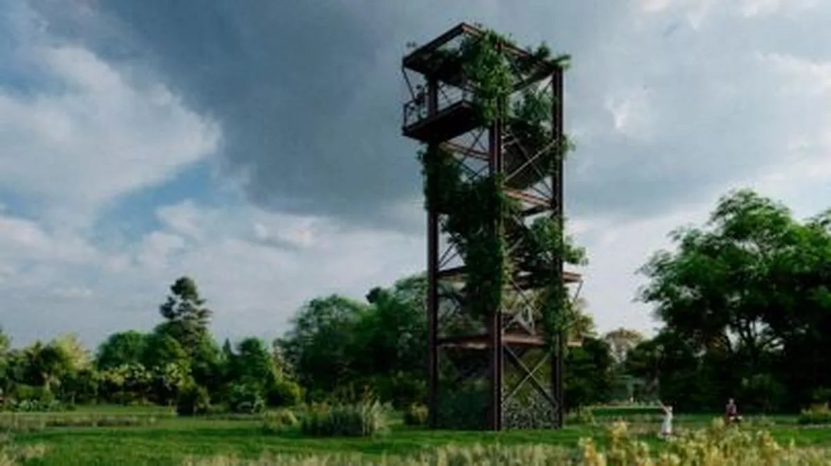 As&iacute; ser&aacute; el mirador de la futura Reserva Natural y Parque Municipal de General Rodr&iacute;guez.