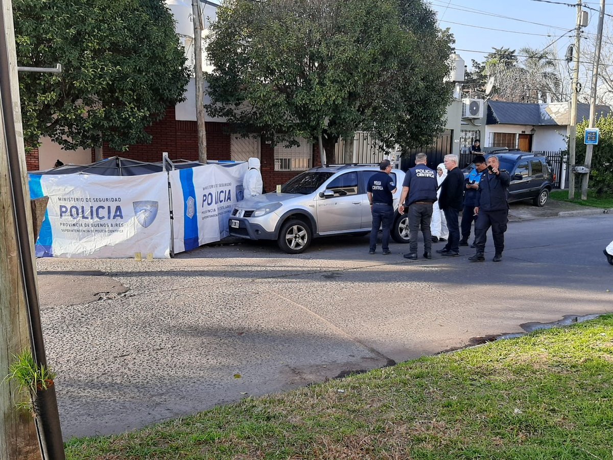 El lugar del asesinato de Domingo Acosta en Castelar.