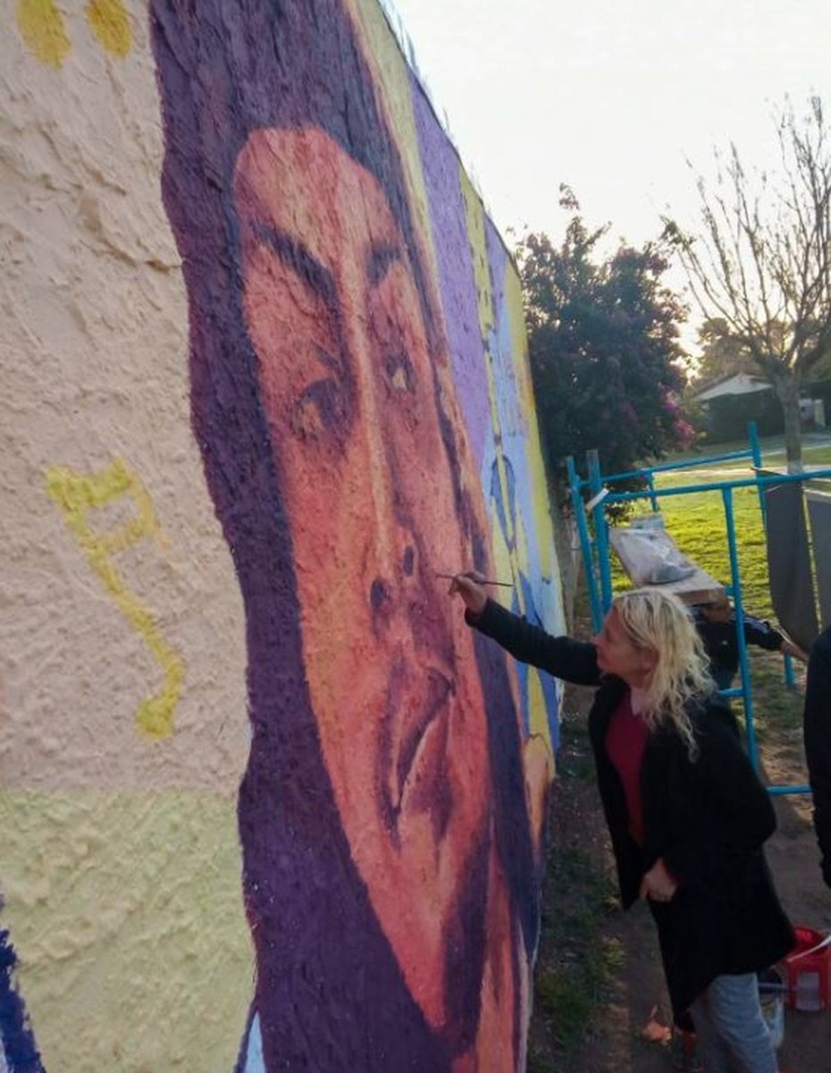 El mural de Ismael Sosa en Libertad.