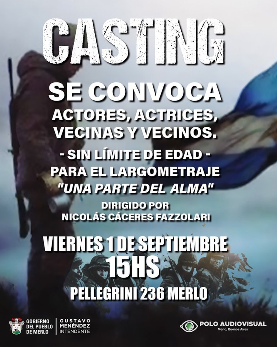 Nuevo casting en Merlo. Nuevo casting en Merlo.