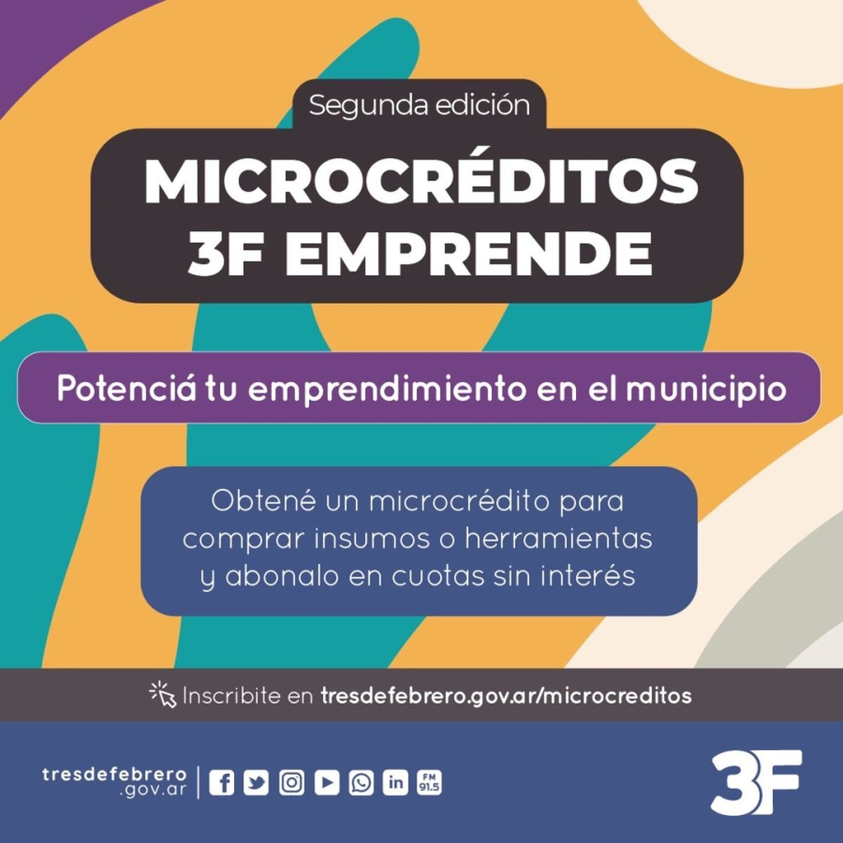 Microcr&eacute;ditos para emprendedores de Tres de Febrero.