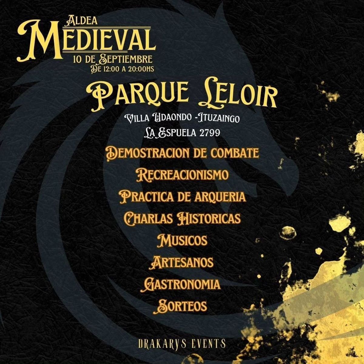 Ituzaing&oacute; realizar&aacute; una Aldea Medieval al aire libre.