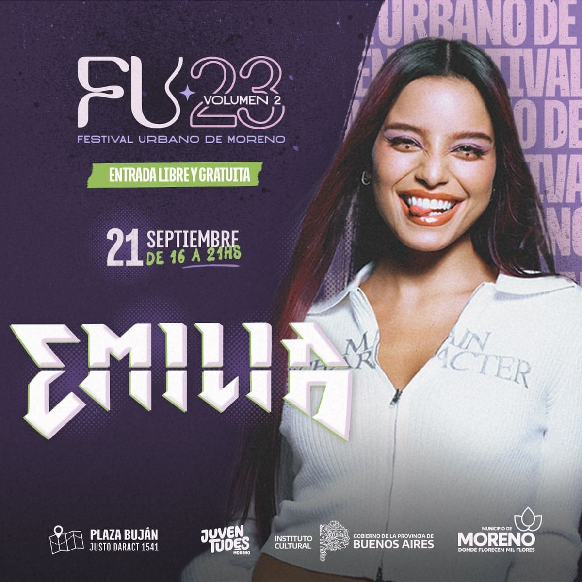 Emilia Mernes en Moreno.