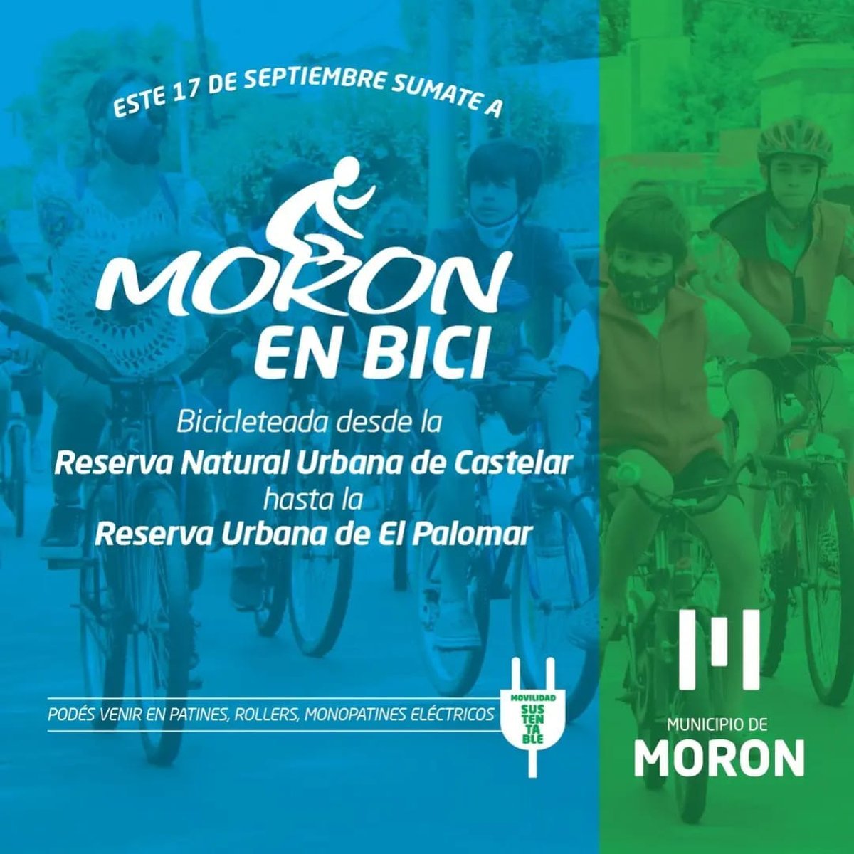 Mor&oacute;n realizar&aacute; una nueva bicicleteada entre las reservas.