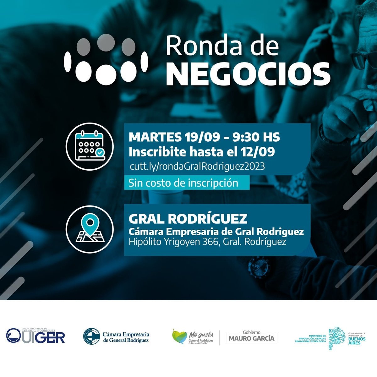 General Rodr&iacute;guez realizar&aacute; una ronda de negocios multisectorial.