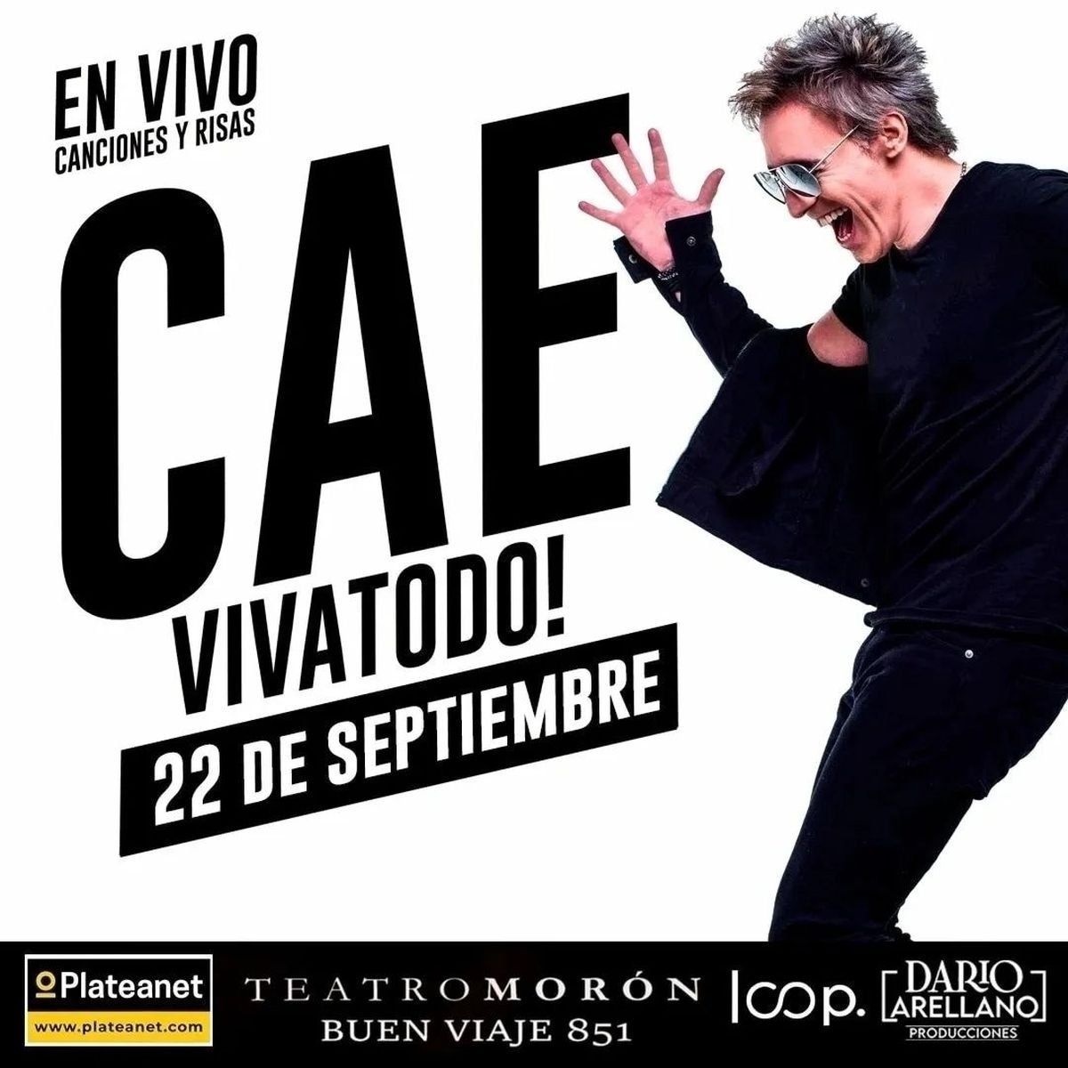 CAE brindar&aacute; un show en el Teatro Mor&oacute;n.