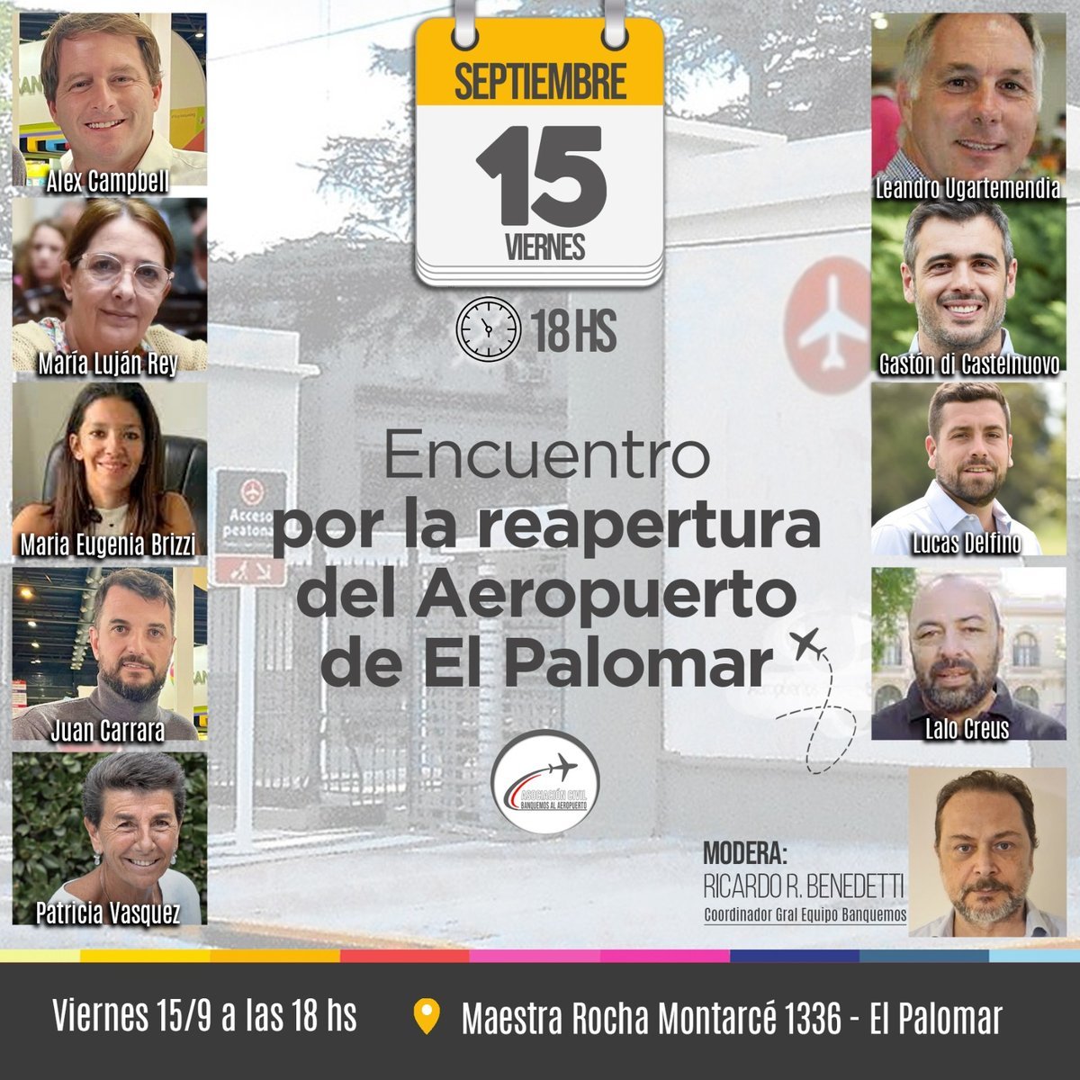 Realizar&aacute;n una reuni&oacute;n para la reapertura del Aeropuerto El Palomar.