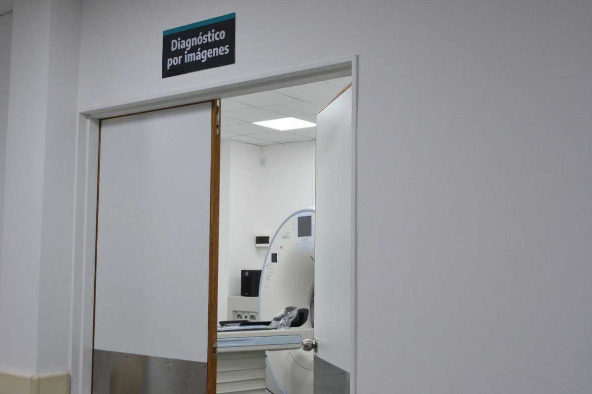 El nuevo tom&oacute;grafo para el hospital de Ciudadela.